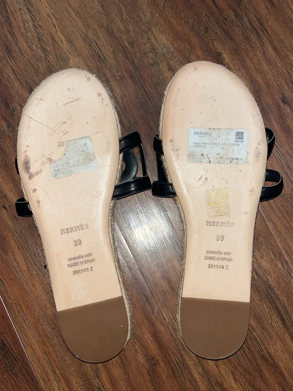 Hermes famosa espadrille sandal
